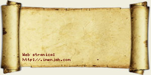 David Bojanović vizit kartica